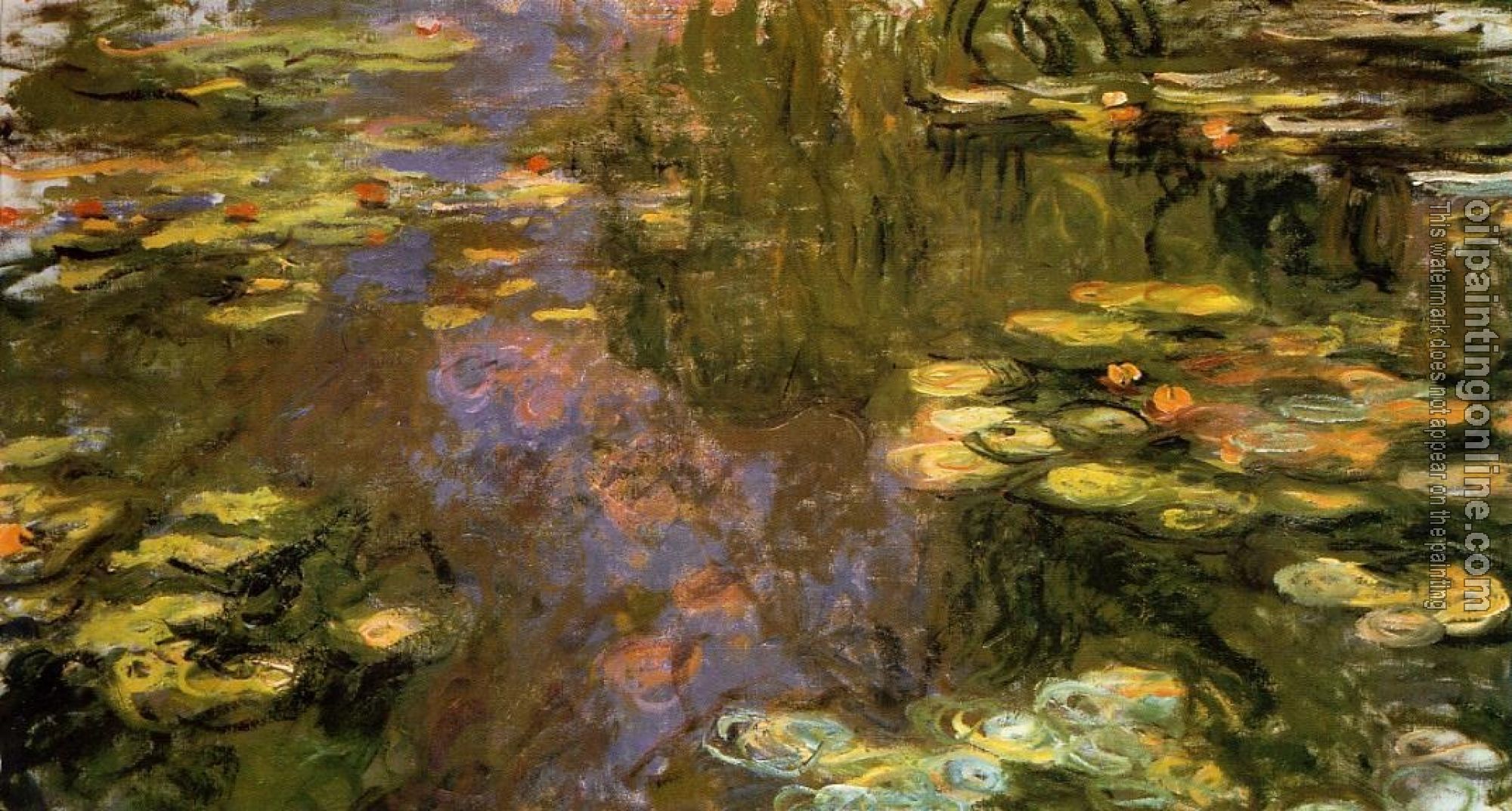 Monet, Claude Oscar - The Water-Lily Pond